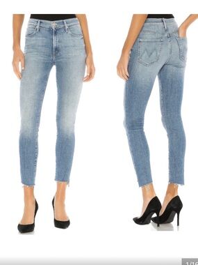 Mother the Stunner High Rise Step Fray in Camp Expert size 29